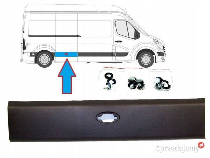 LISTWA NA BOK BOCZNA PRAWA RENAULT MASTER III Listwy i nakładki Głogów