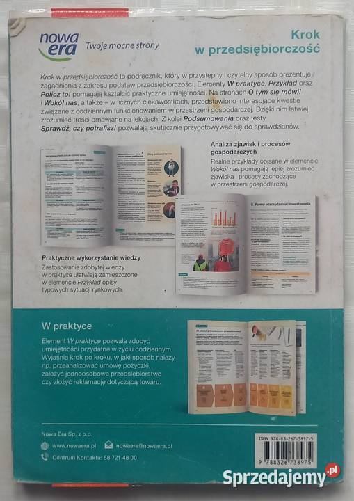 Krok w przedsiębiorczość podręcznik liceum i Małkinia Górna