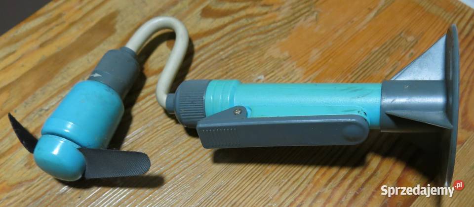 Wiatraczek na przyssawce w zielonej obudowie z Kraków