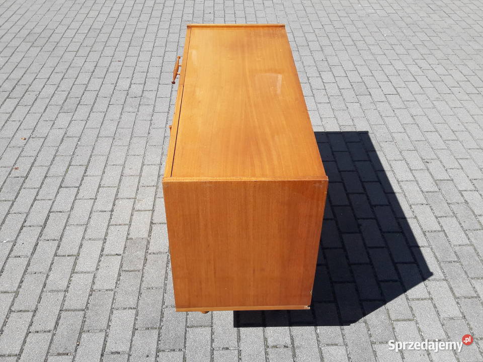Komoda PRLsideboard MGrabiński komplet mała i Meble Gdynia
