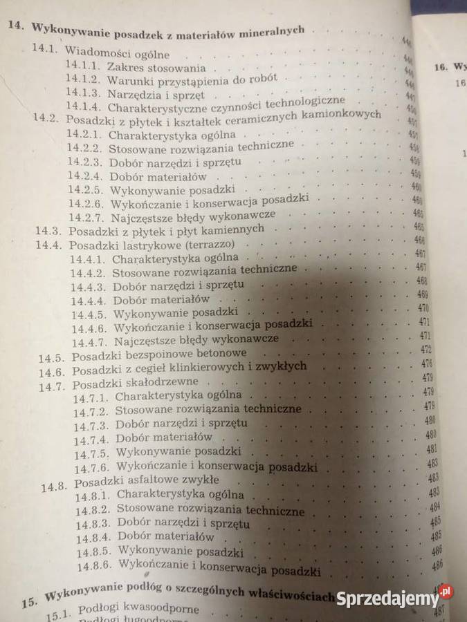 Technologia robót murarskich i tynkarskich Warszawa