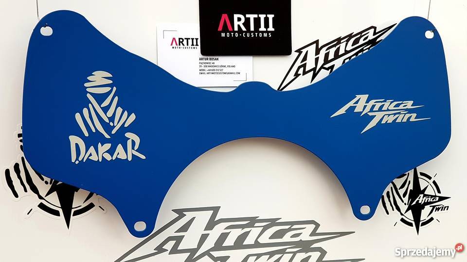 Forkshield METAL AfricaTwin ATS DGS DA BLUE