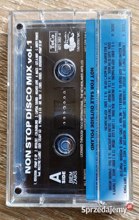 Kaseta Magnetofonowa NON STOP DISCO MIX Warszawa