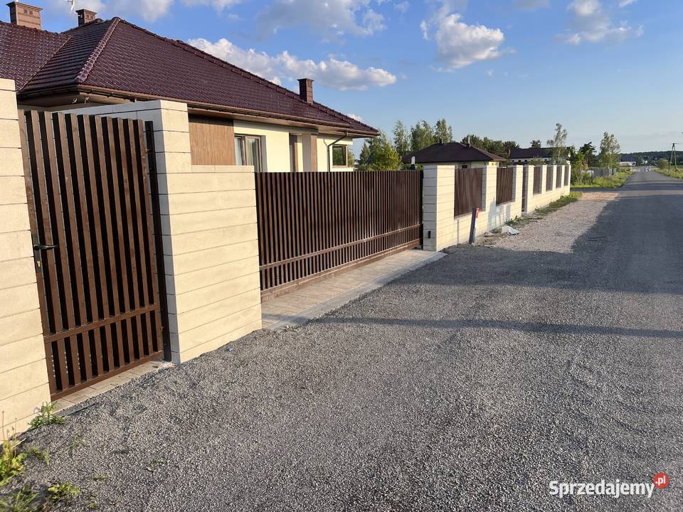 Brama grzebieniowa ogrodzenie Limanowa