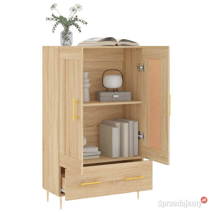 Wysoka szafka dąb sonoma 695x31x115 WM830311 Warszawa sprzedam