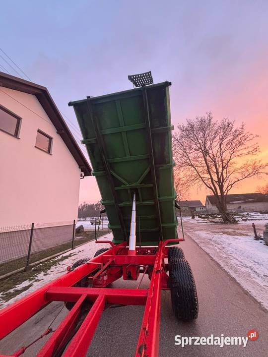 Przyczepa skorupa Tandem 10T nieuszkodzony Przyczepy rolnicze Rembieszyce