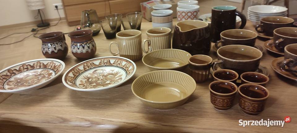 Dużo porcelanyszkła kryształów itp Porcelana i szkło mazowieckie