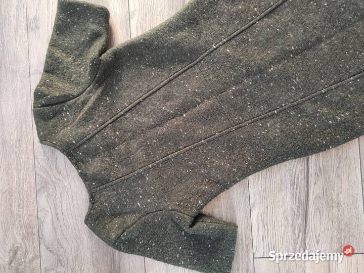 Zielona wełniana sukienka Zara Vintage y2k 36 38