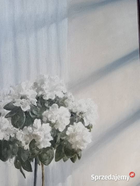 Obraz olejny 40x70 Azalia w donicy Przeworsk