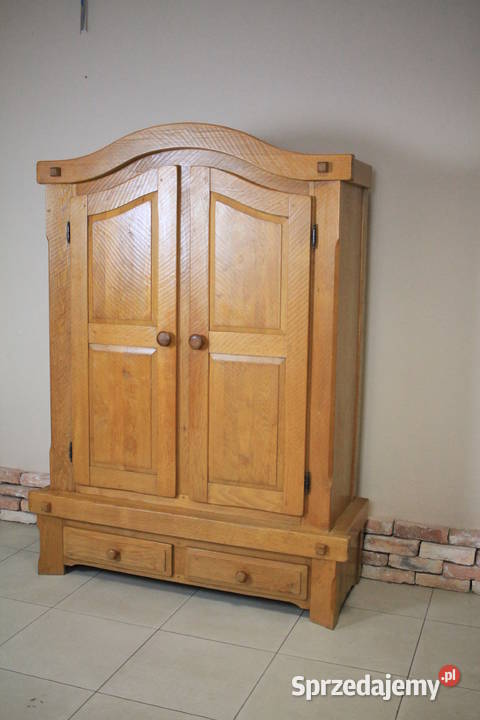 Szafa dębowa piękne zdobienia lite drewno Góra sprzedam