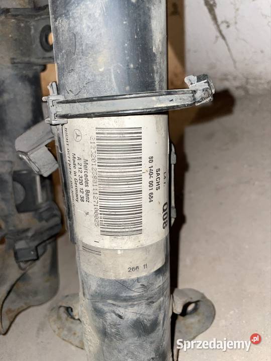 Amortyzatory sprężyny komplet w213 przód lewy