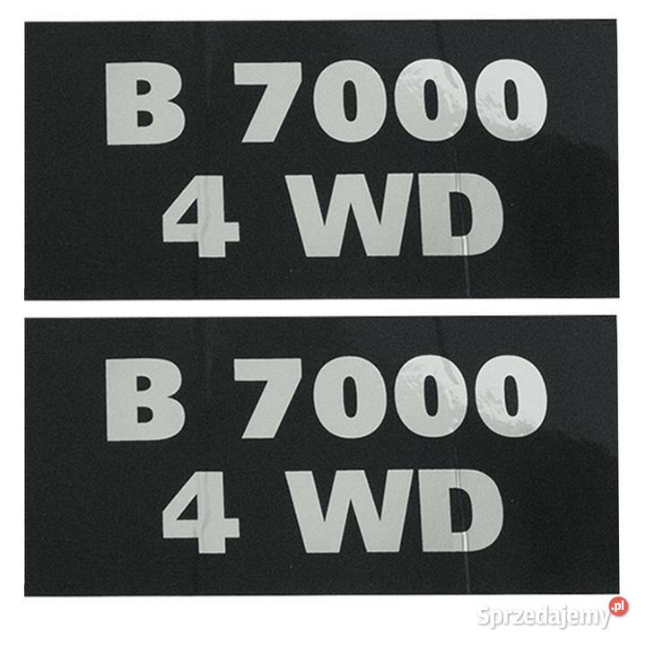 Naklejki Kubota B7000 4WD podkarpackie Tajęcina