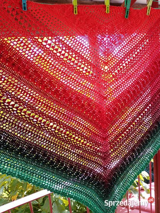 Chusta szydełkowa Drzewica