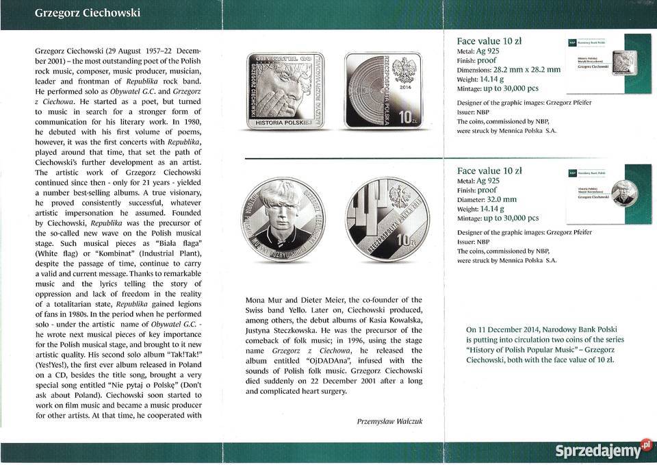 Prospekt emisyjny 10 Grzegorz Ciechowski 2014