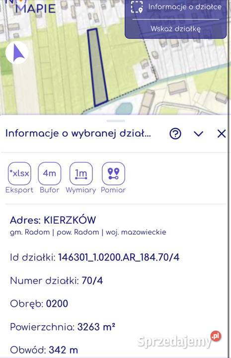 Działka Marglowa Radom 10 198 m2 budowlana