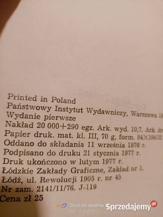 Wilcza jagoda Szmaglewska unikatowy egzemplarz Warszawa