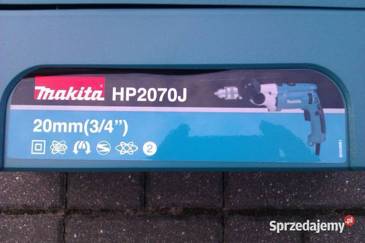 Nowa wiertarka udarowa Makita HP2070J o mocy Warszawa