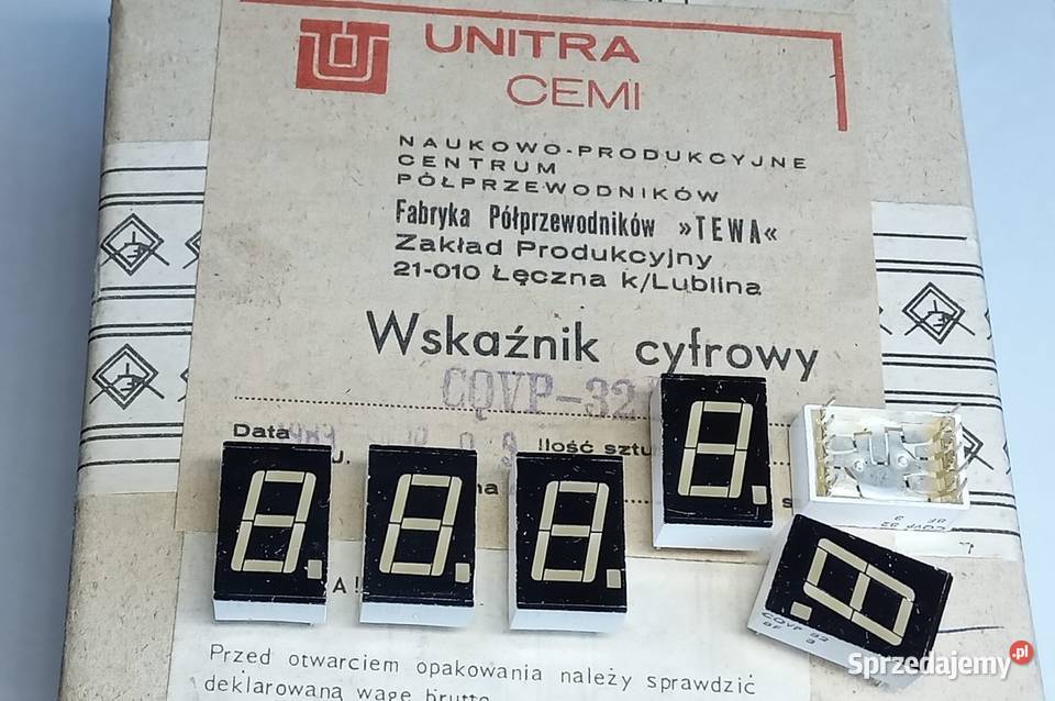 Wyświetlacz CQVP32 Unitra CEMI Gdańsk