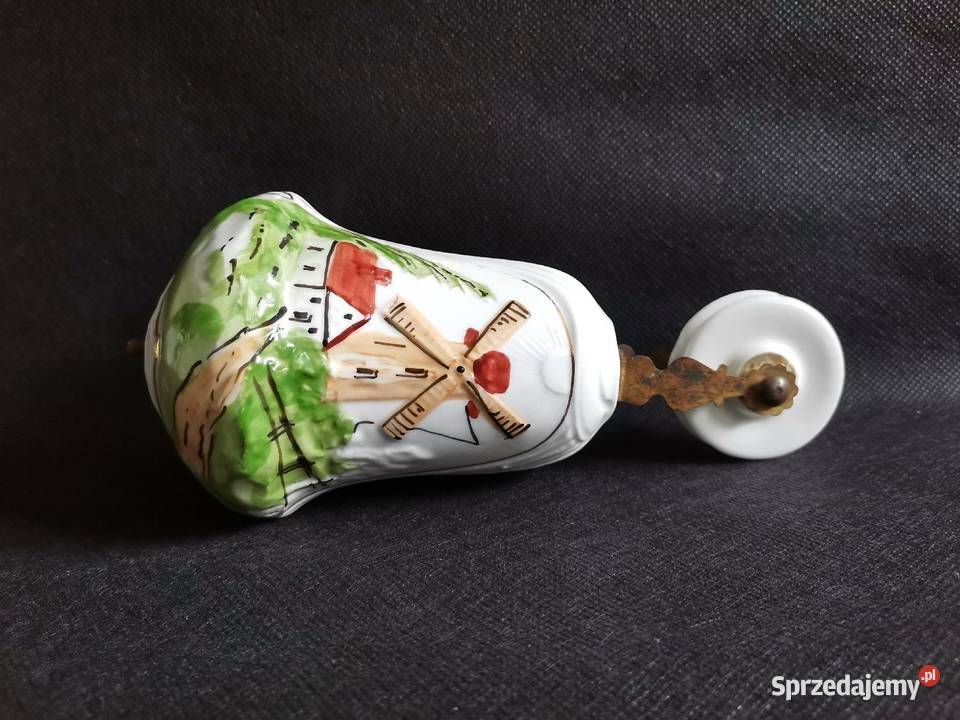 Stary porcelanowy przedwojenny ciężarek do lampy Katowice