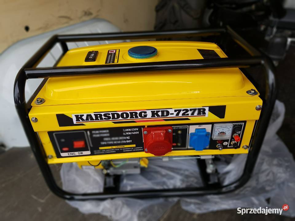 Agregat prądotwórczy KARSDORG KD727R Agregaty prądotwórcze Zadry