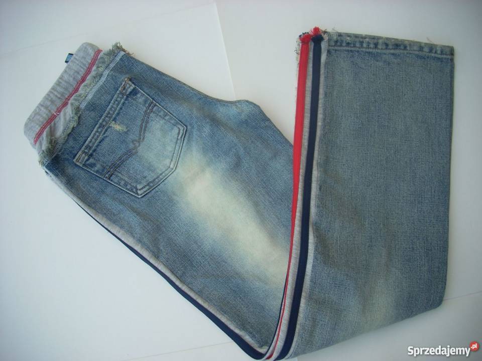 FP Spodnie Dżinsy z Dziurami Lampasy 29 S Nowy Sącz