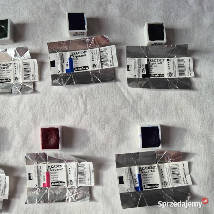 Schmincke akwarele 8 sztuk z serii Akademie sprzedam