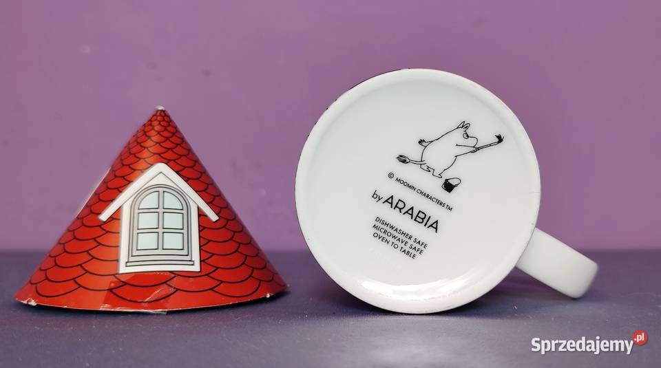 Muminki KUBEK Moomin Arabia Finland Dom Muminków Jasień