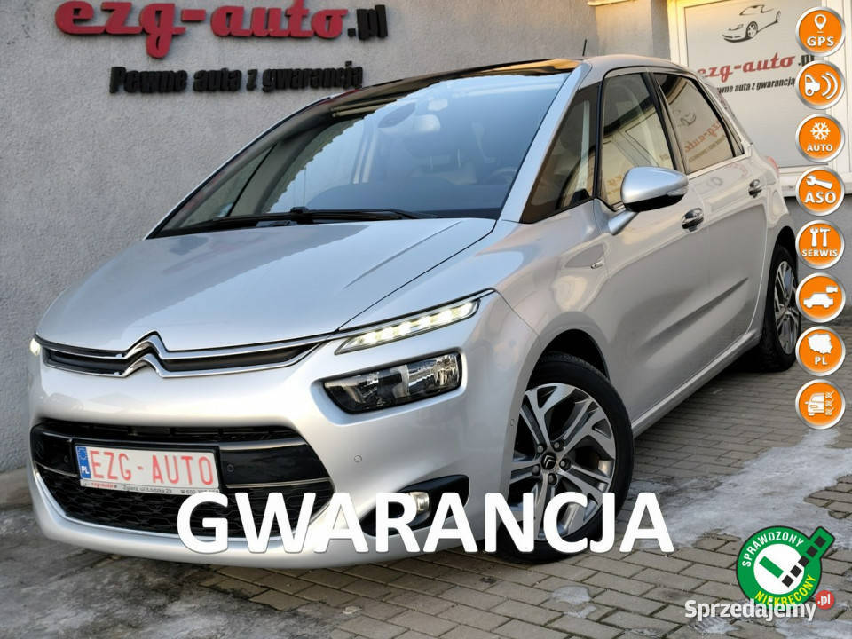 Citroen C4 Picasso Bogata Serwis Gwarancja II światła do jazdy dziennej Zgierz sprzedam
