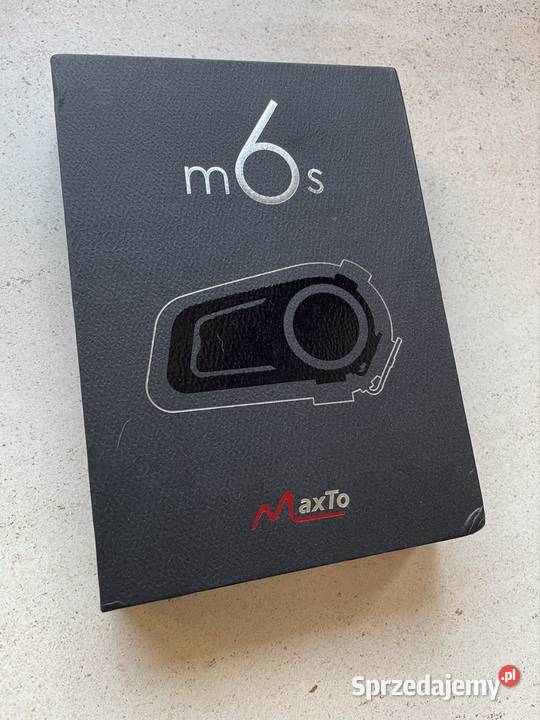 NOWY MaxTo M6S interkom motocyklowy radio Warszawa