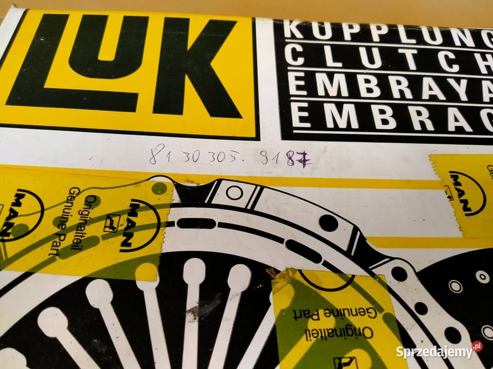 MAN L2000 M2000 SPRZĘGŁO KOMPLETNE 81303059187 Kargowa