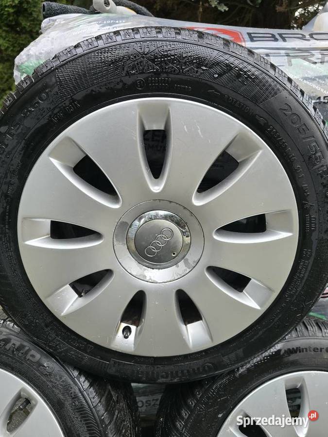 Koła Felgi 5x112 20555 r16 Audi VW Continental Zwoleń
