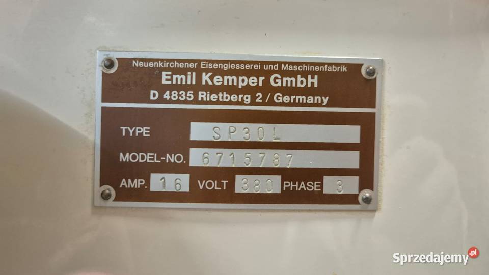 Spiralny mikser do ciasta Kemper SP 30L Krotoszyn
