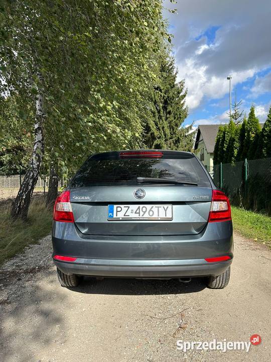 Skoda Rapid 16 TDI 115 Ambition spaceback Rok produkcji 2016 Poznań
