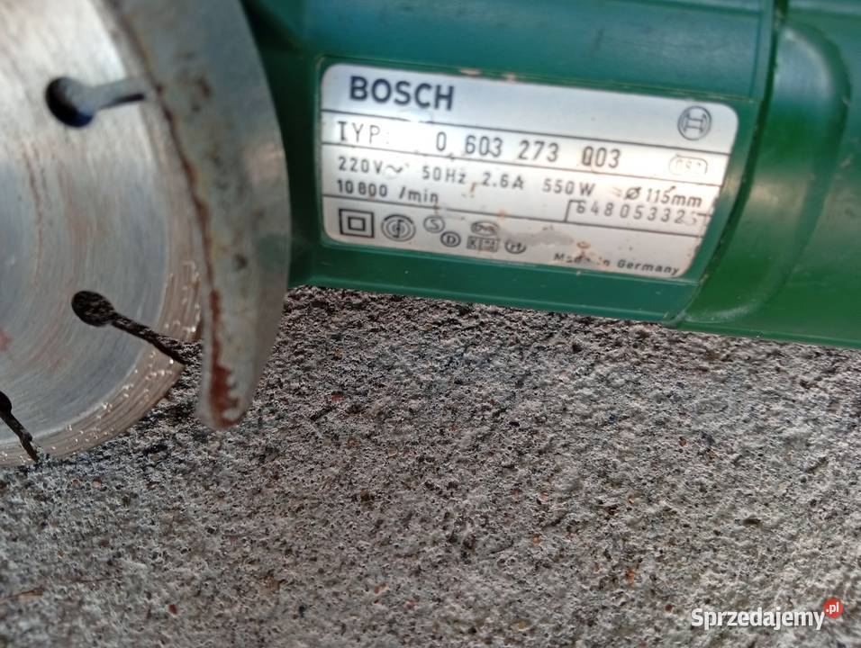 szlifierka kątowa Bosch PWS 550 238 Byczyna