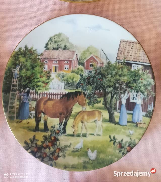 Talerz Życie na farmie Wg obrazów Bjrna Gidstama Gdańsk sprzedam