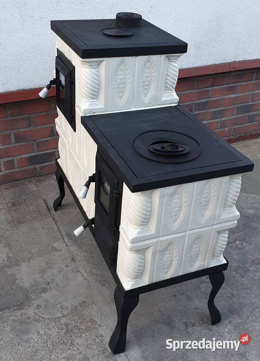 Klaudia kaflowa kuchnia przenośna w stylu retro Piece i kominki Wałbrzych