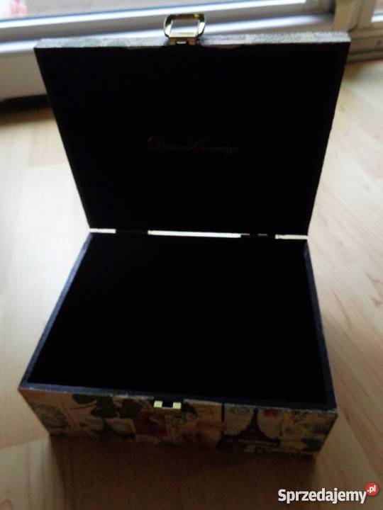 PARIS Drewniana skrzyneczka na skarby Warszawa