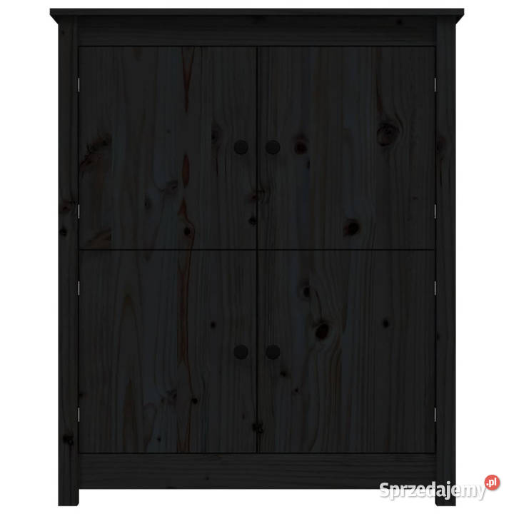 Szafka czarna 83x415x100 lite drewno sosnowe Warszawa
