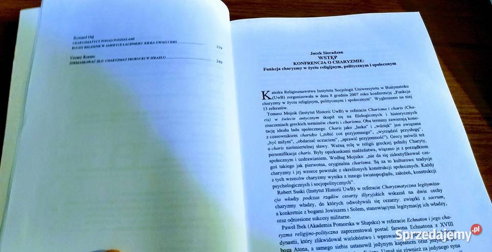 Charyzma Jej funkcja w życiu religijnym Gdańsk
