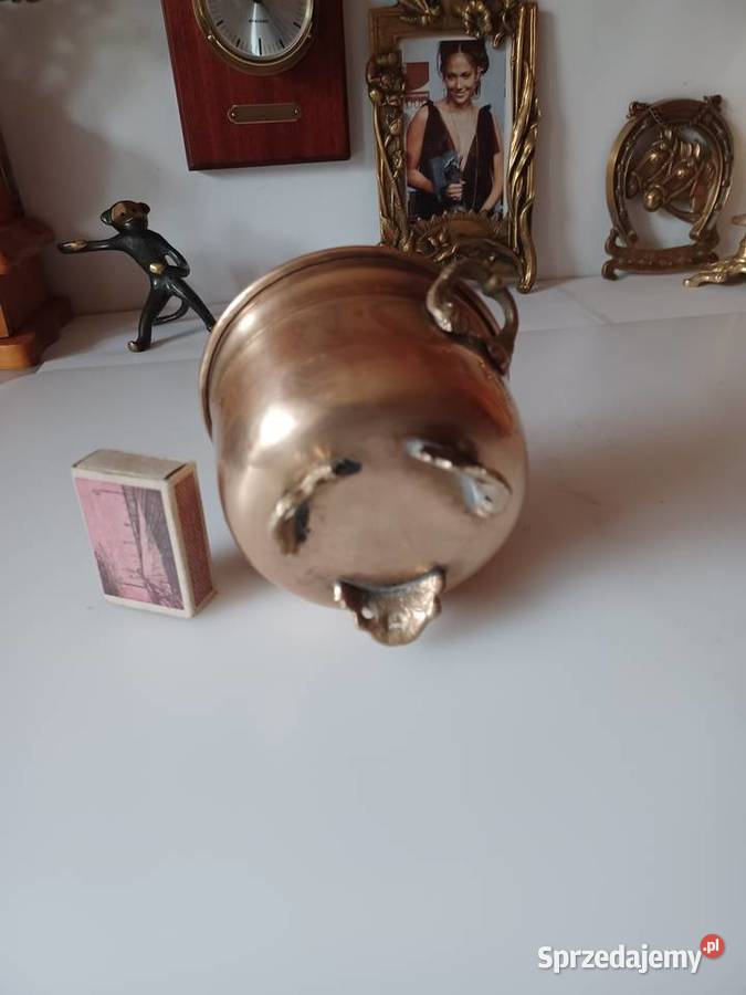 Piękna mosiężna donica Kolekcja Poznań sprzedam