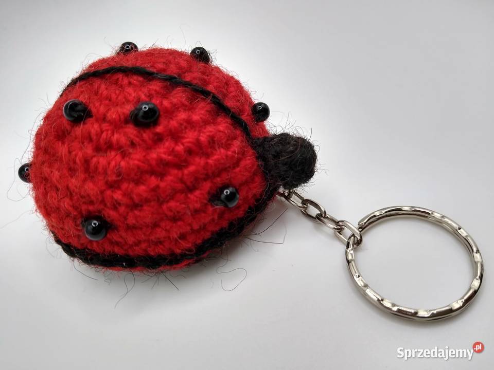 Brelok Biedronka Crochet Handmade Uniseks Gdańsk sprzedam