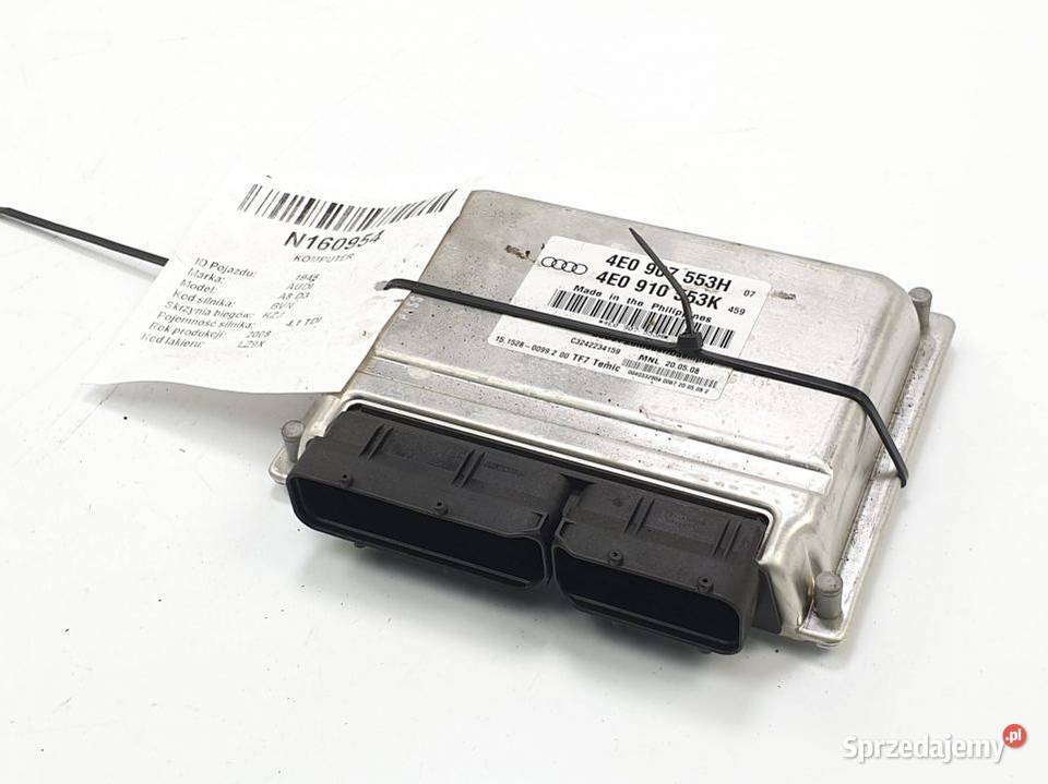 KOMPUTER AUDI A8 D3 4E0907553H kujawsko-pomorskie Lipno