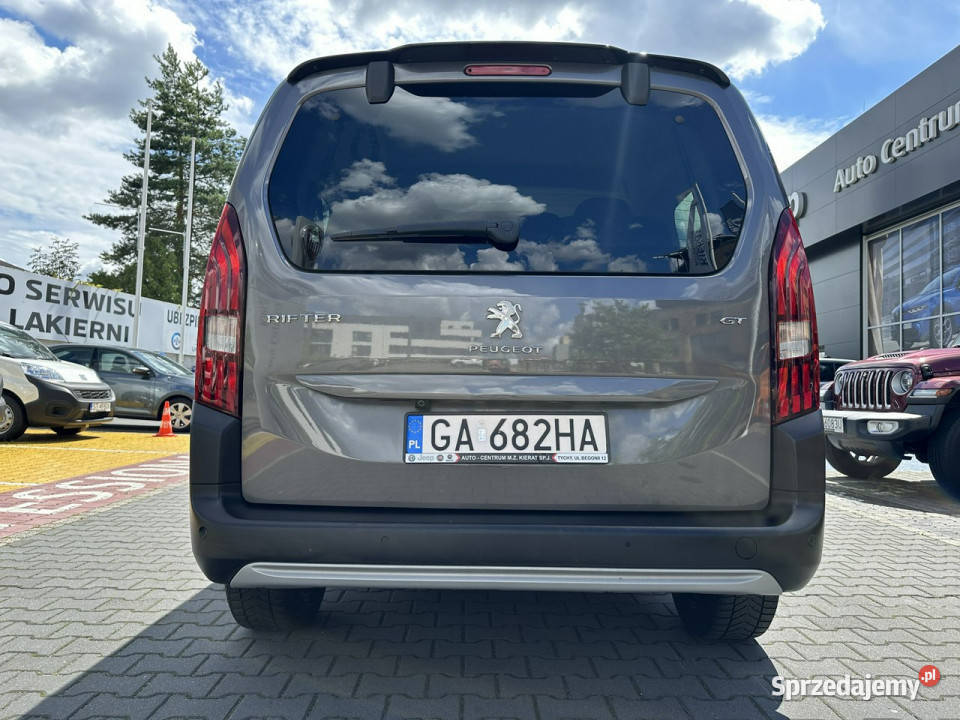 Peugeot RIFTER samochód krajowy 2kpl opon szary śląskie Tychy