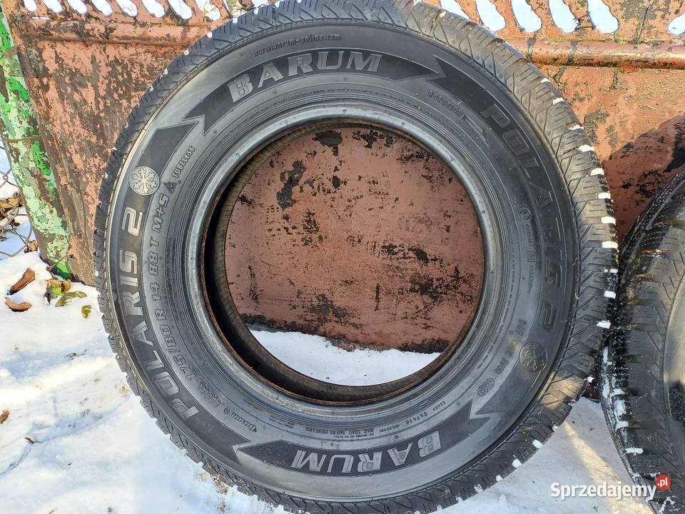Sprzedam komplet 4 opony zimowe 17580 R14 TANIO Wejsce sprzedam