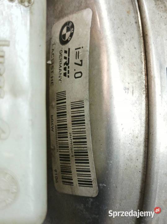 POMPA HAMULCOWA SERWO 296779736015 Bmw Seria 7 Pompy hamulcowe