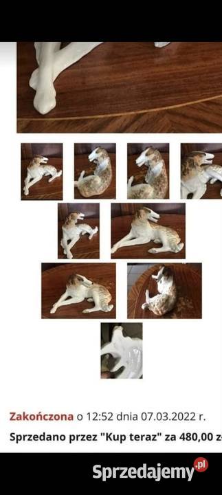 ŁOMONOSOWBORZOJ kolekcjonerska figurka Pabianice