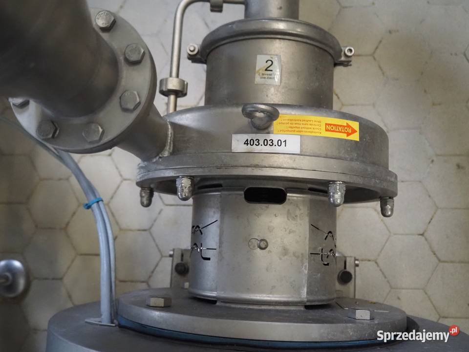 Stacja przyjęcia mleka Alfa Laval Pompa wirowa Produkcja Krotoszyn