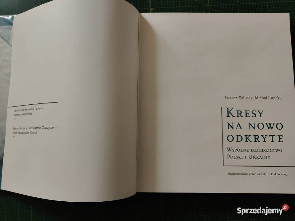 Kresy na nowo odkryte Łukasz Galusek Michał przewodnik sprzedam