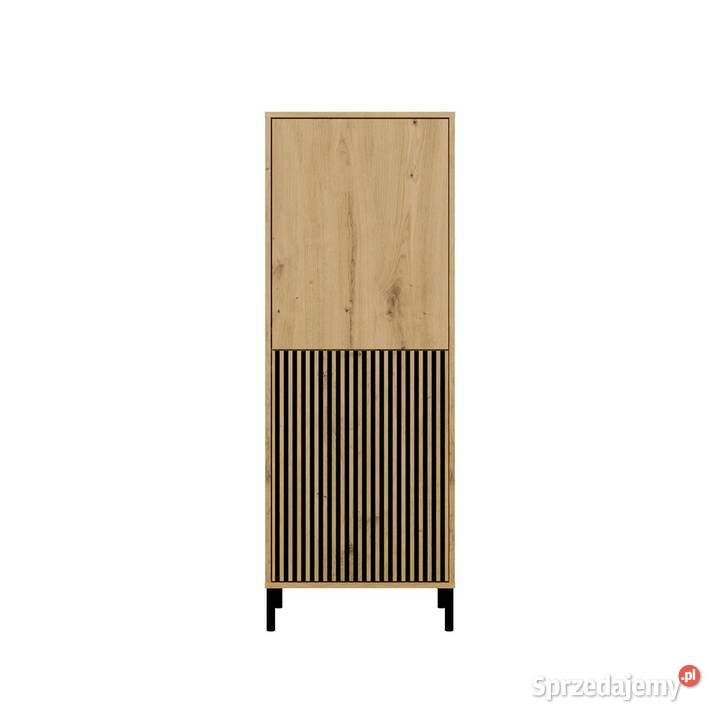 Witryna KAMARO 2DK SLIMGŁADKI DĄB ARTISAN Lamele