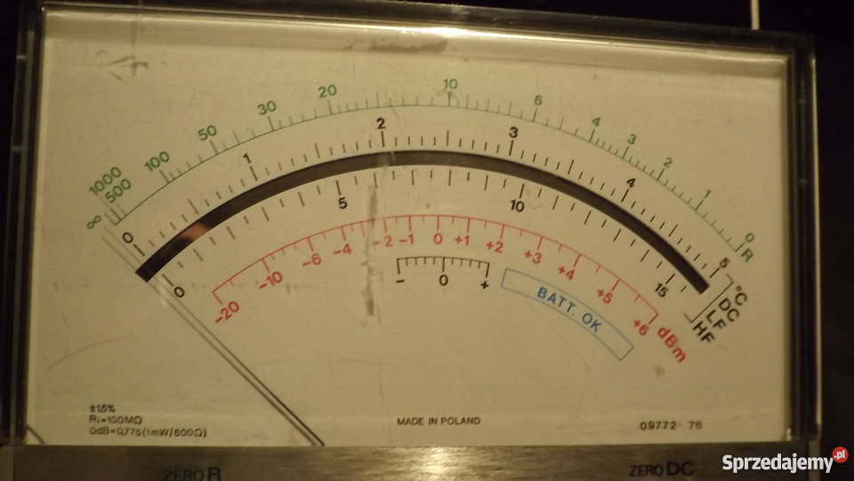 Miernik uniwersalny MeraTronik V640 Sprawny Pozostałe Grodziczno